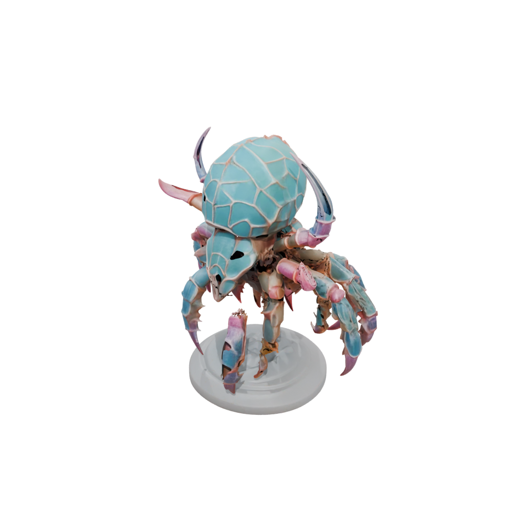 Pastel Armored Flexi Hermit Crab