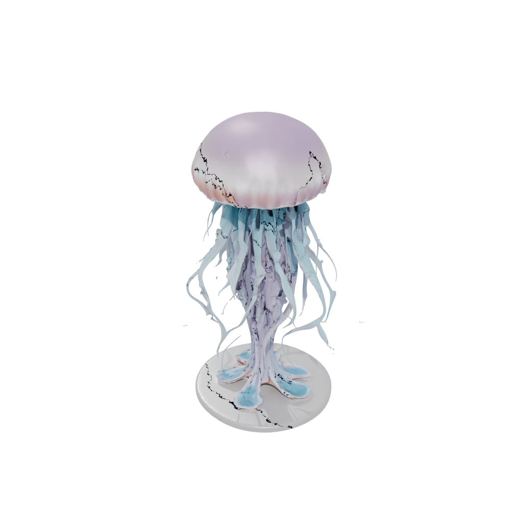 Pastel Armored Flexi Jellyfish