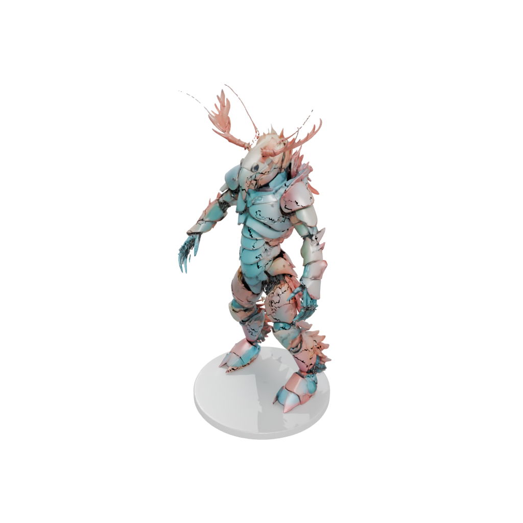 Pastel Armored Flexi Lobster