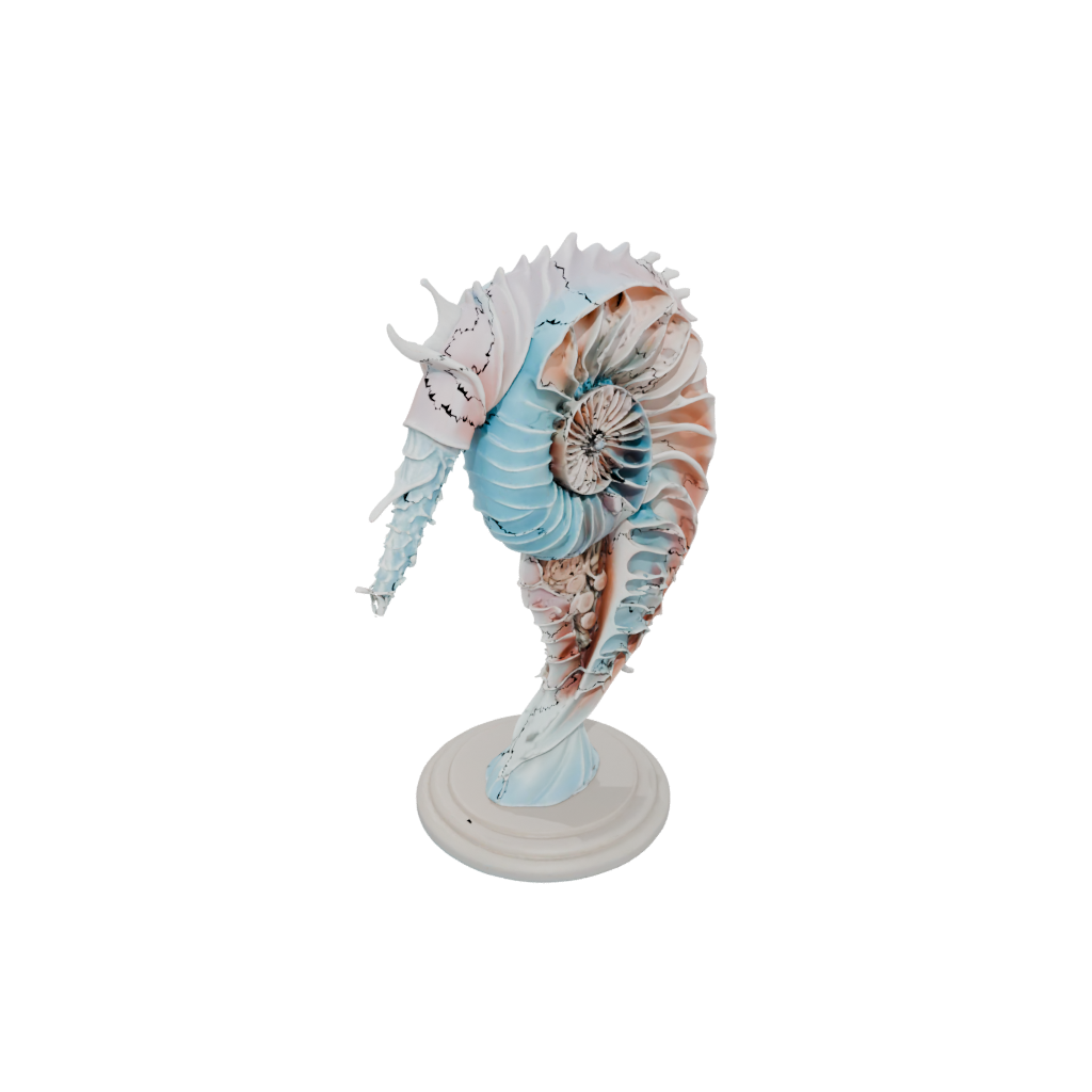 Pastel Armored Flexi Nautilus