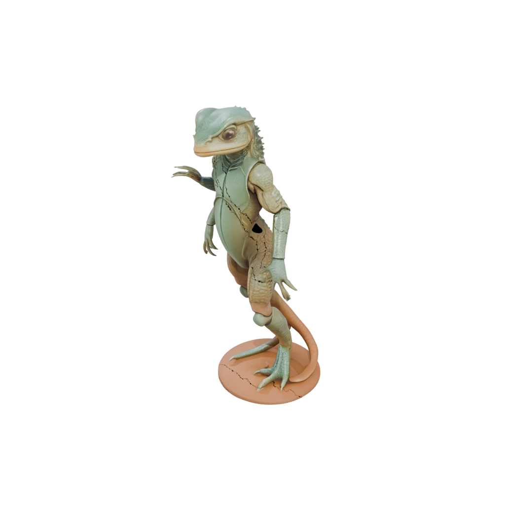 Pastel Armored Flexi Newt