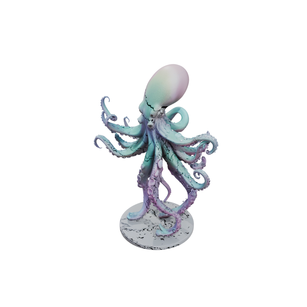 Pastel Armored Flexi Octopus