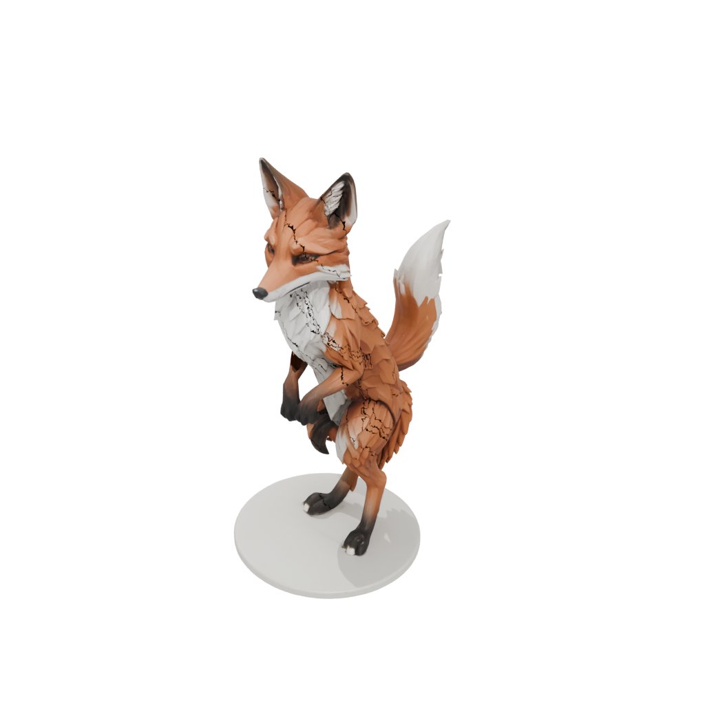 Pastel Armored Flexi Red Fox