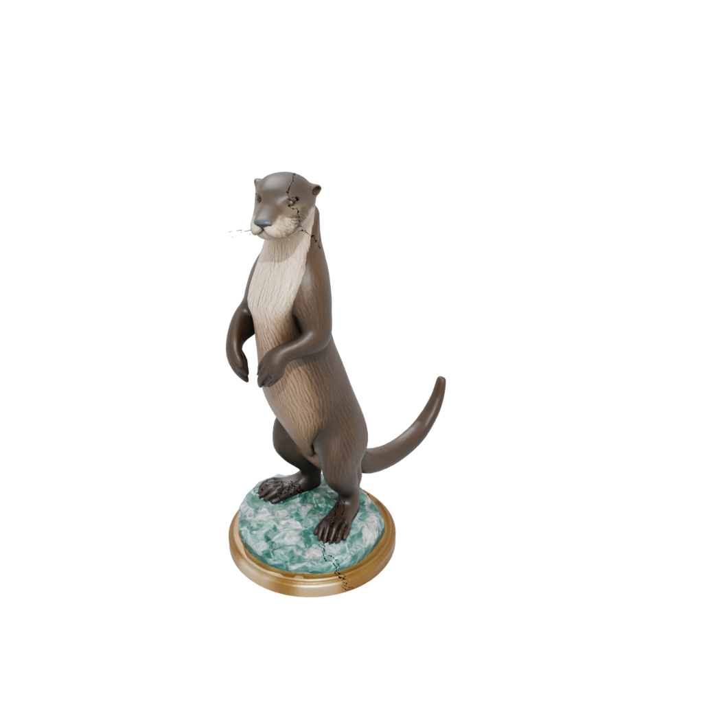 Pastel Armored Flexi River Otter
