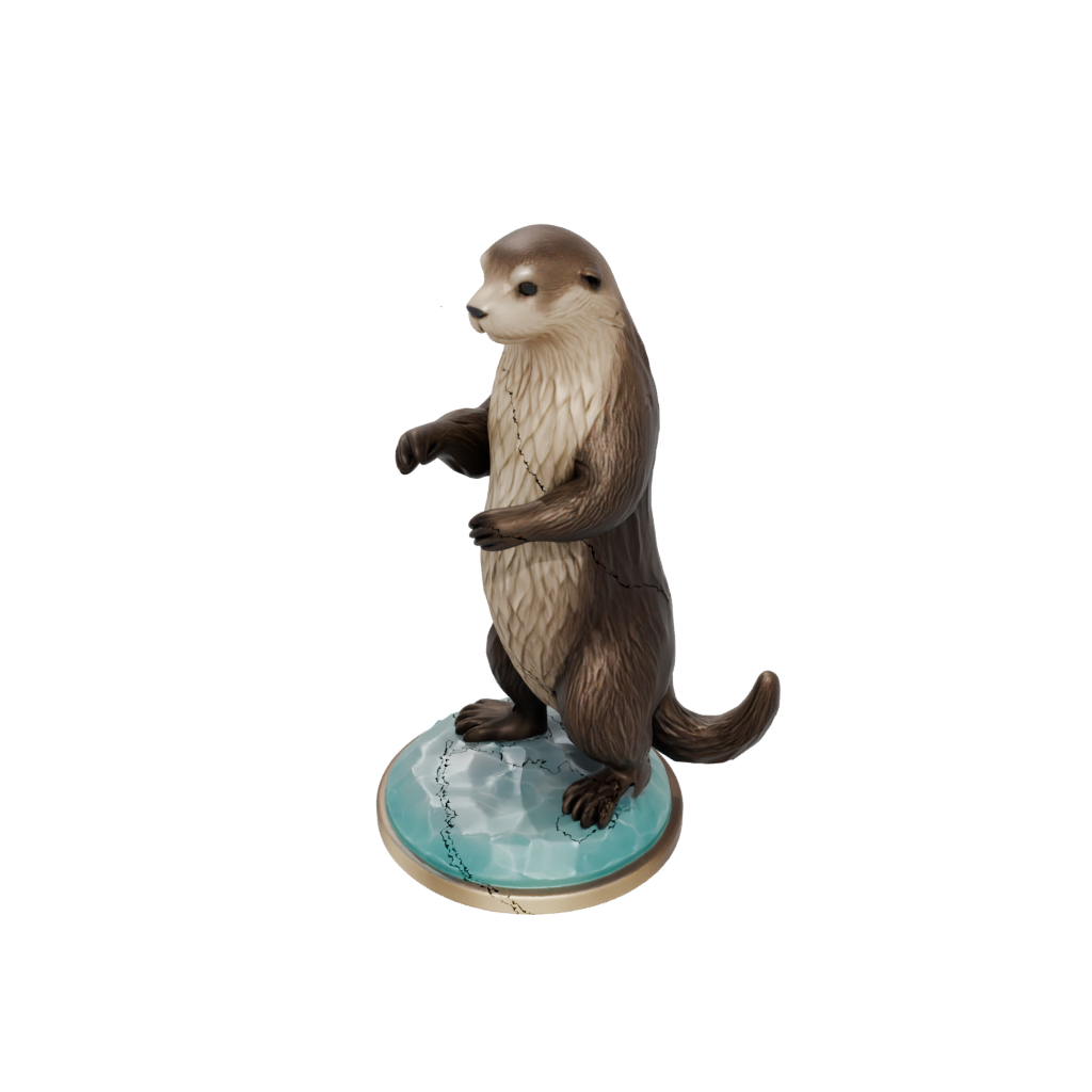 Pastel Armored Flexi Sea Otter
