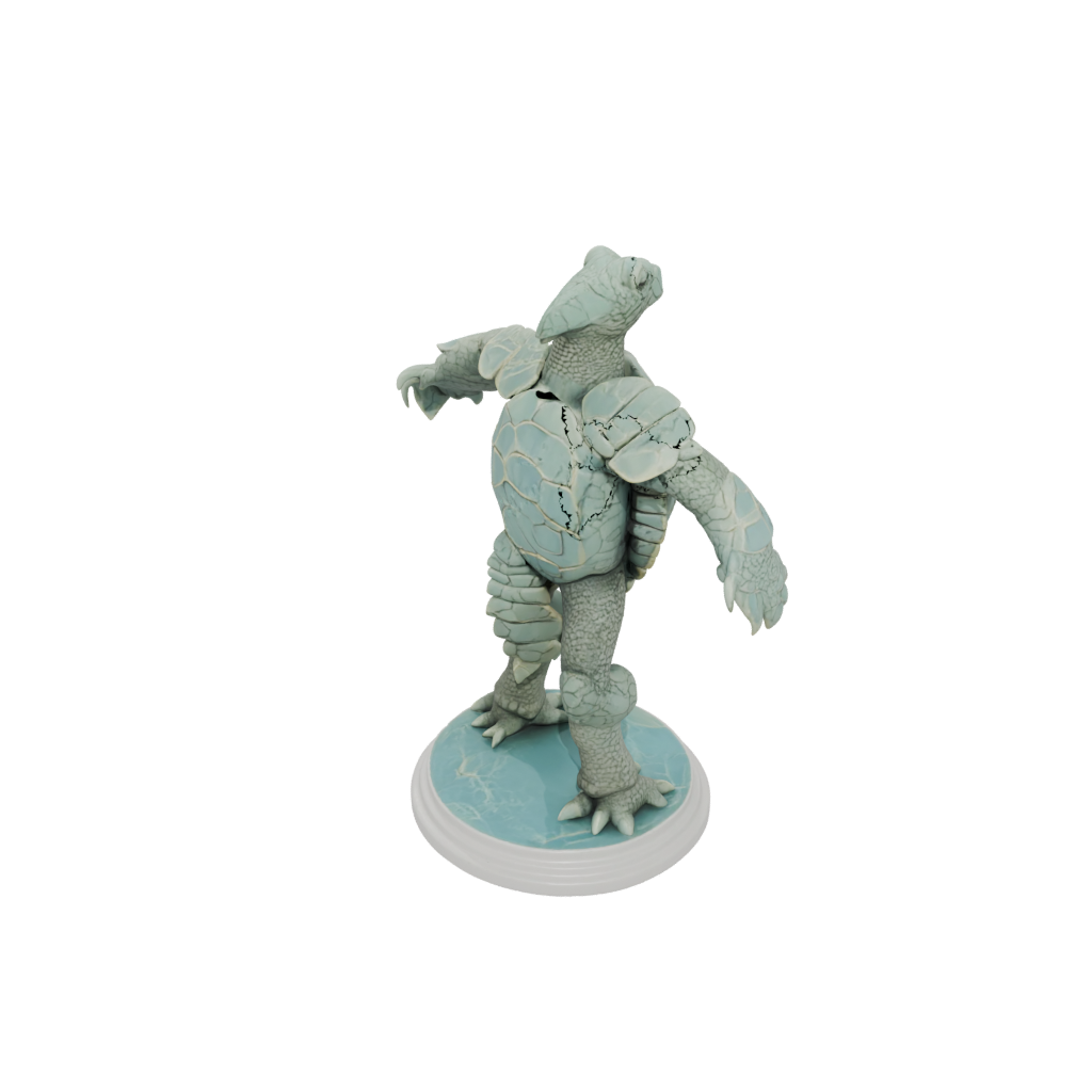 Pastel Armored Flexi Sea Turtle