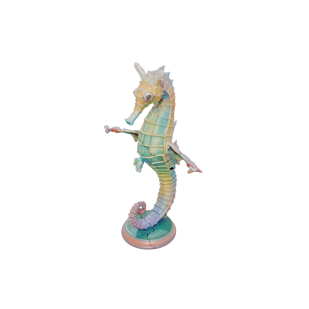 Pastel Armored Flexi Seahorse