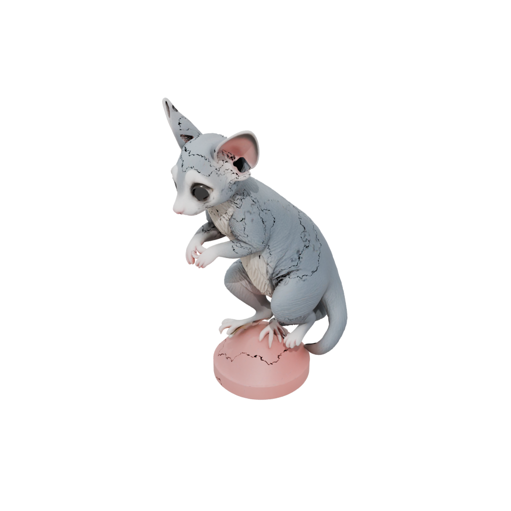 Pastel Armored Flexi Sugar Glider
