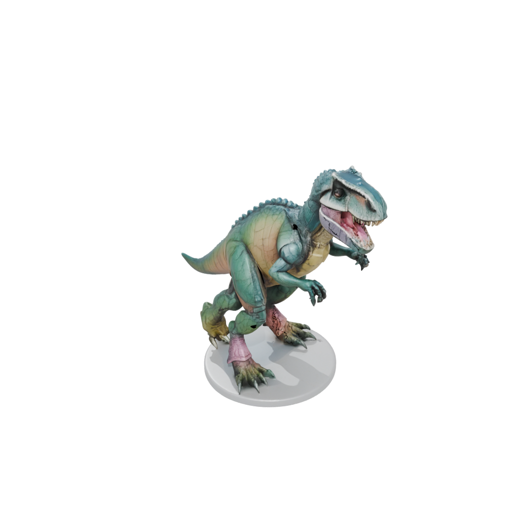Pastel Armored Flexi Tyrannosaurus Rex