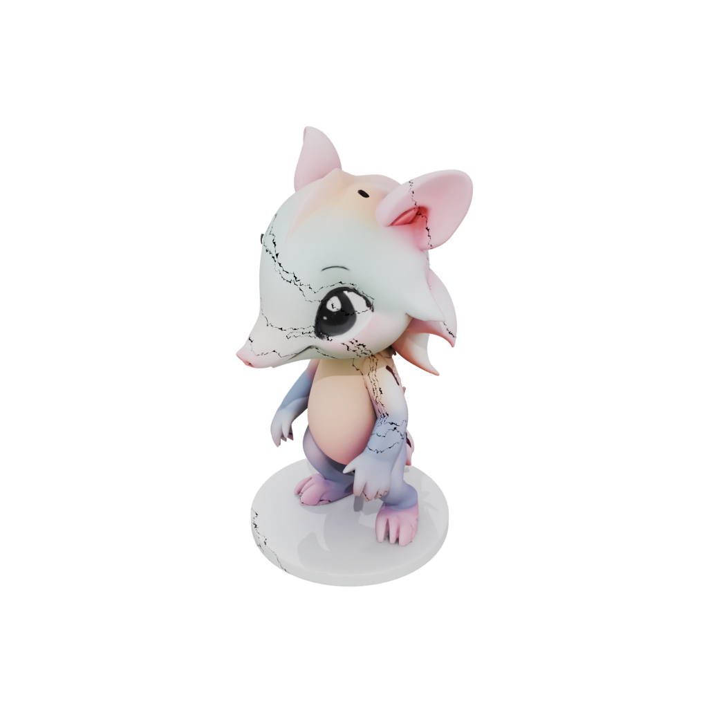 Pastel Chibi Flexi Anteater