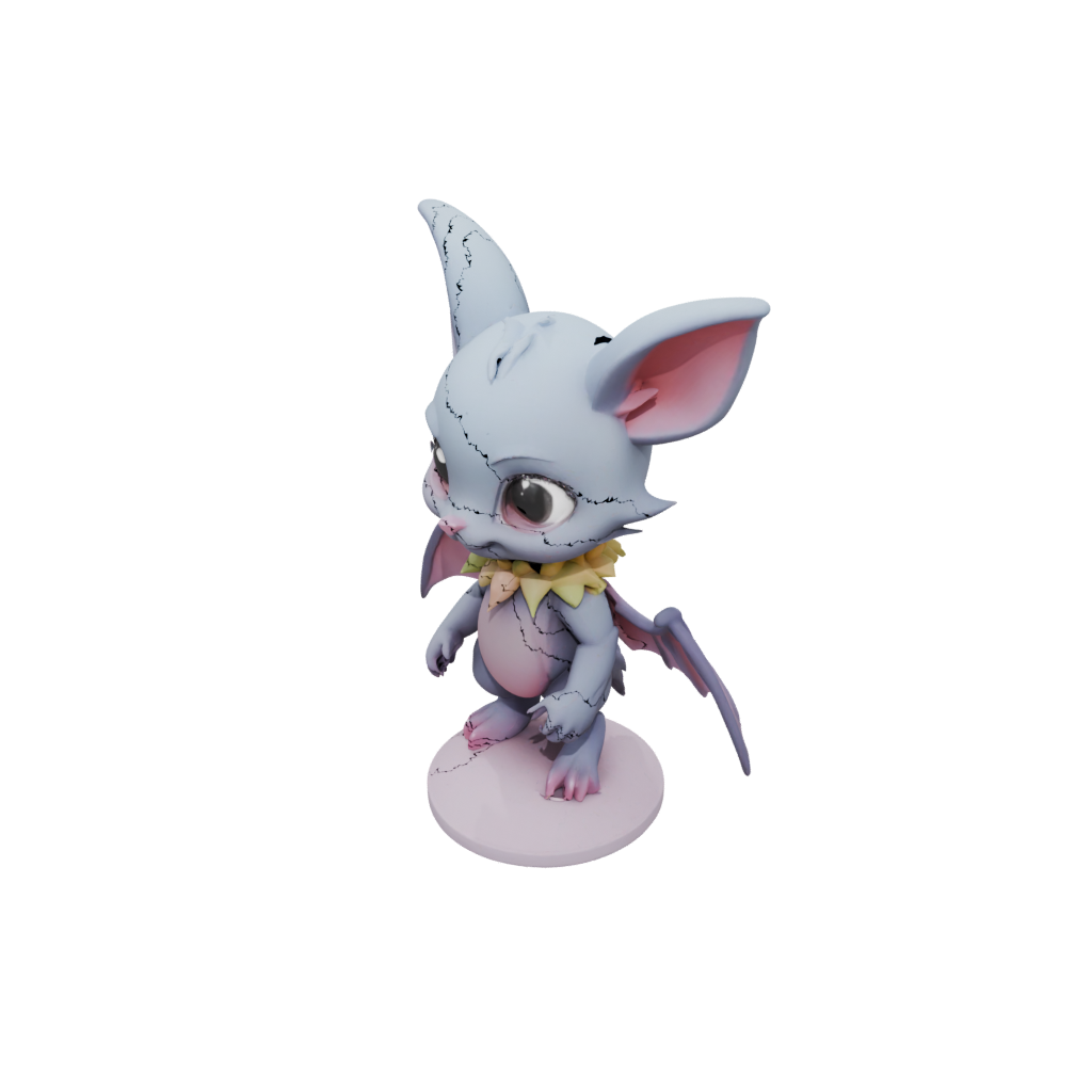 Pastel Chibi Flexi Fruit Bat