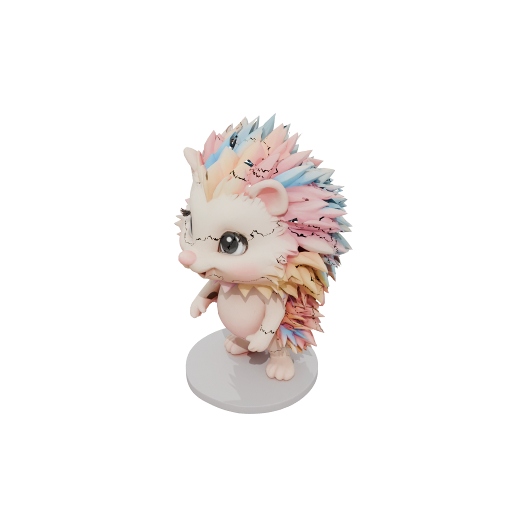 Pastel Chibi Flexi Hedgehog