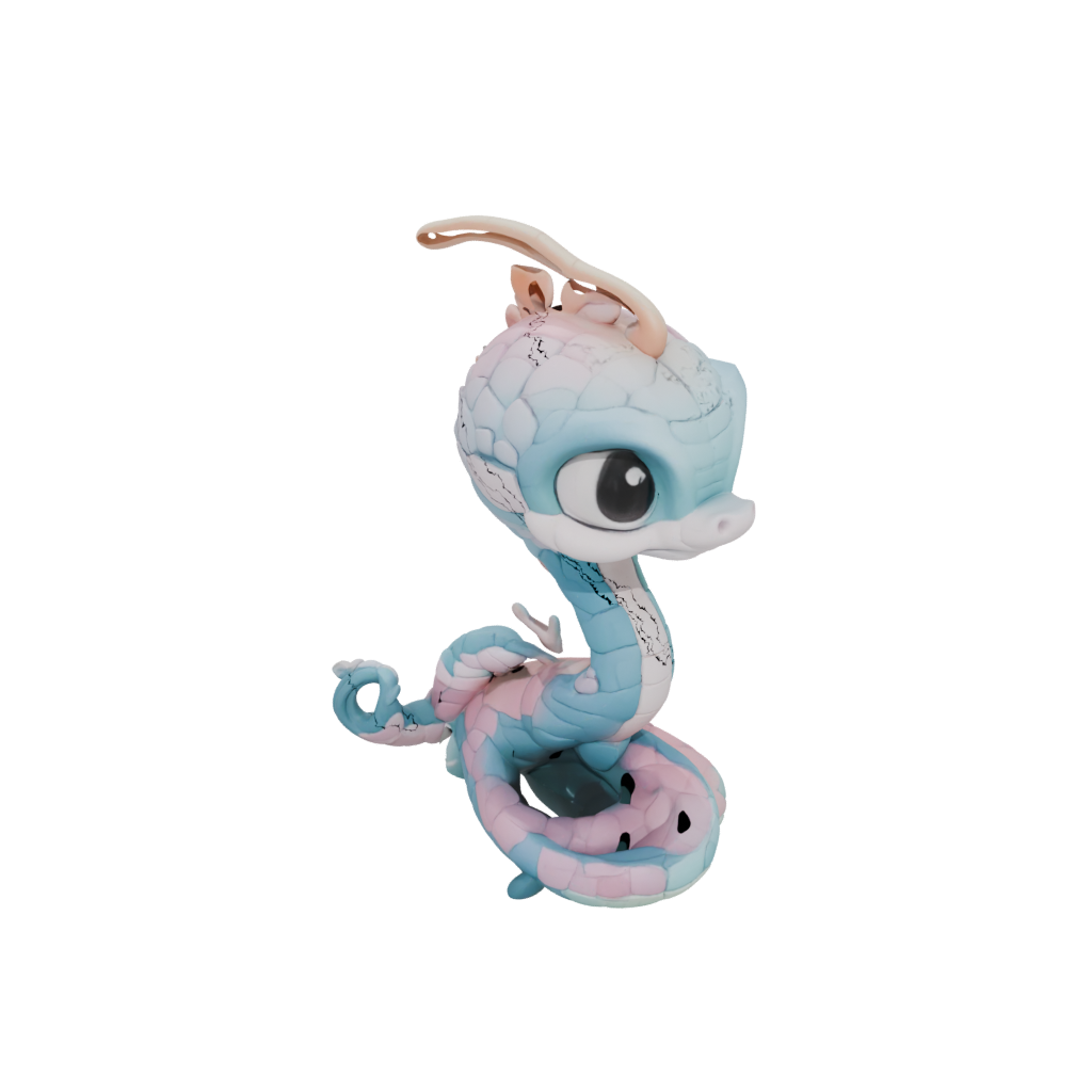 Pastel Chibi Flexi King Cobra