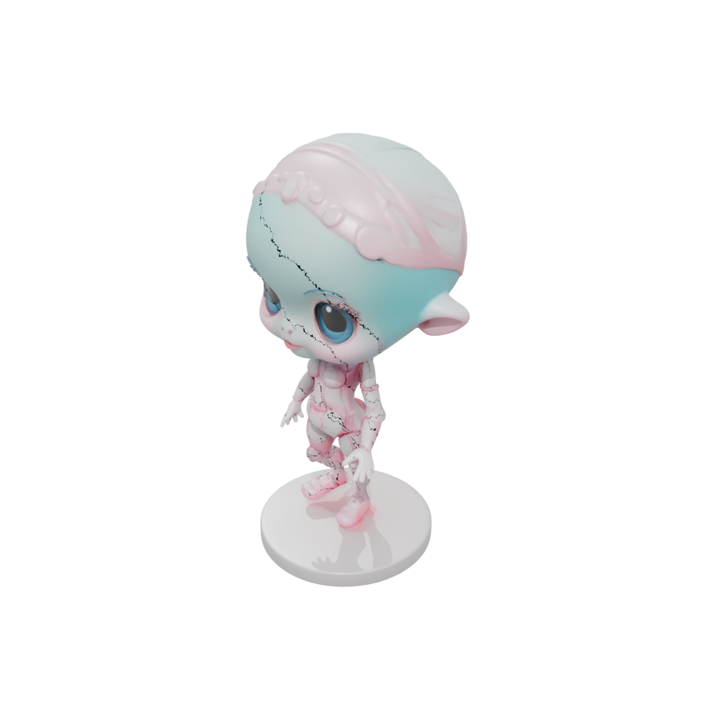 Pastel Chibi Flexi Nautilus