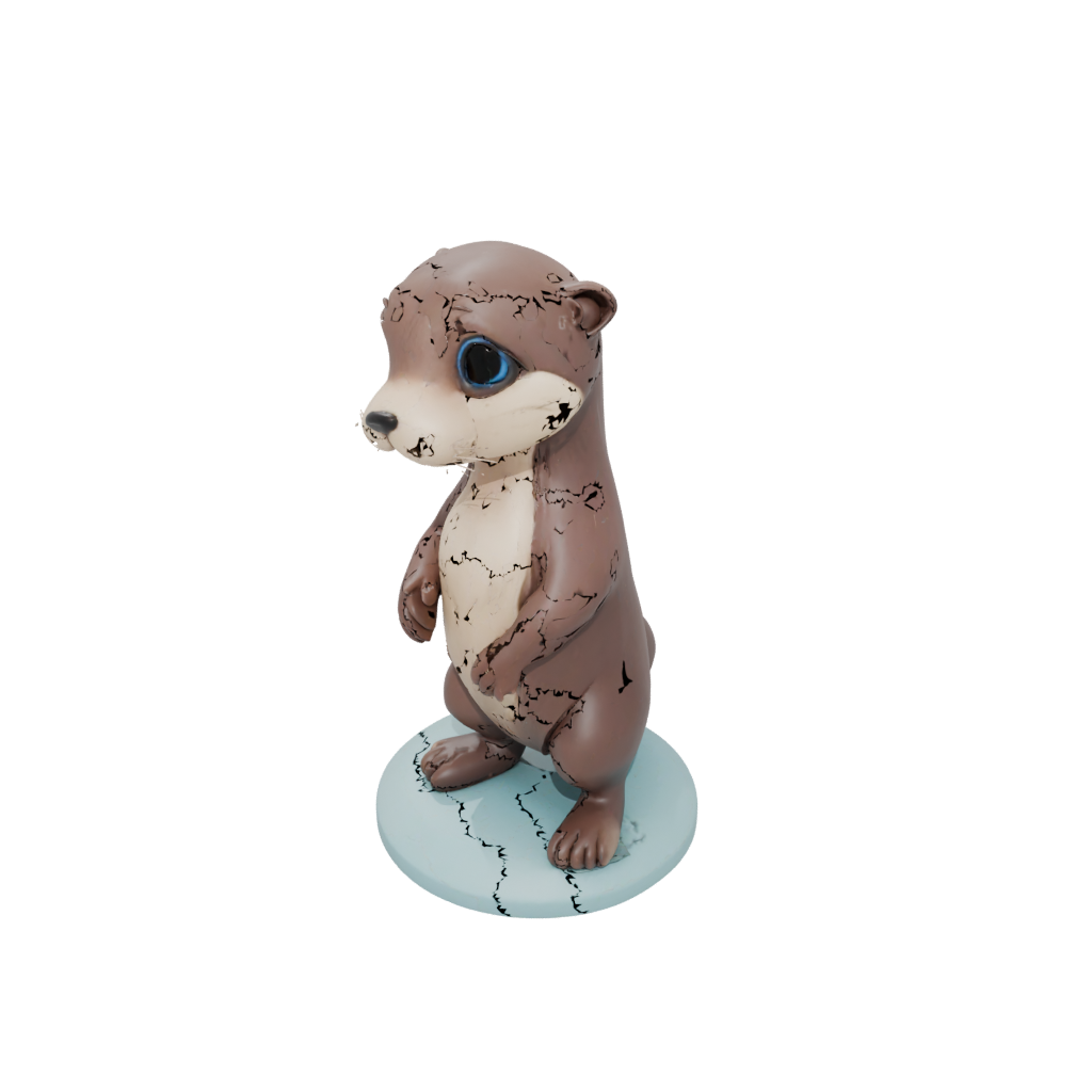 Pastel Chibi Flexi River Otter