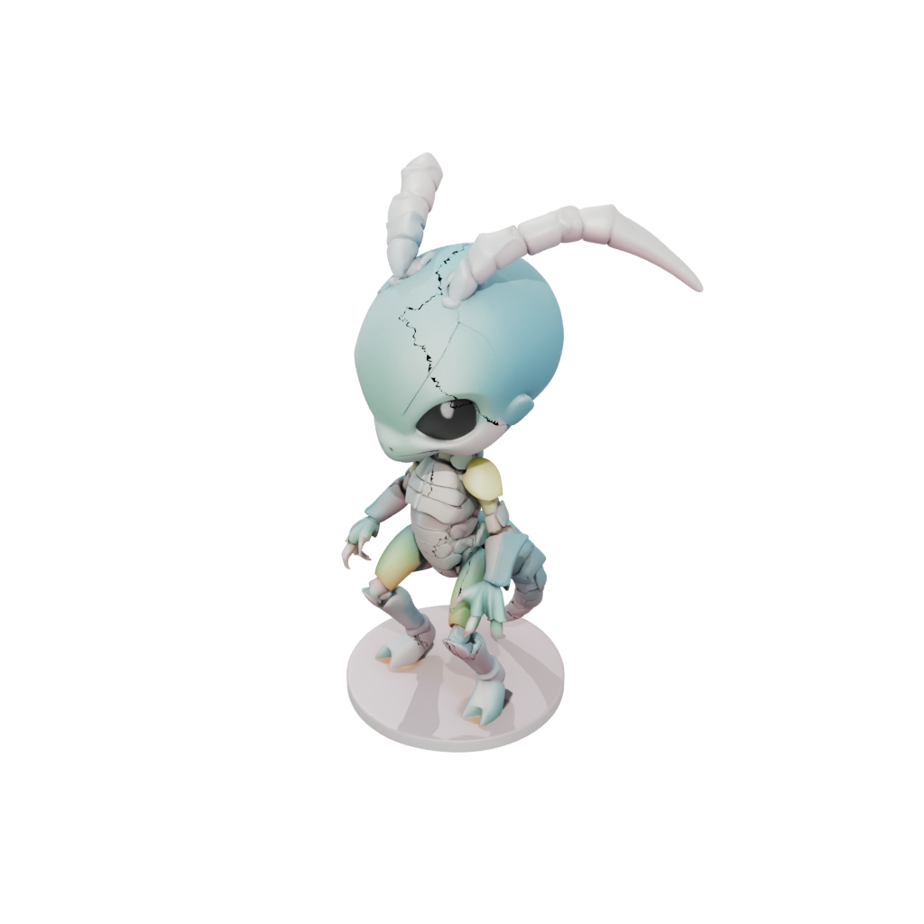 Pastel Chibi Flexi Scorpion