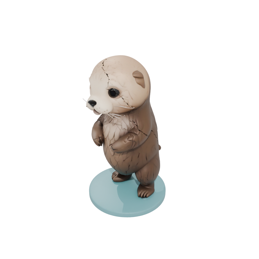 Pastel Chibi Flexi Sea Otter