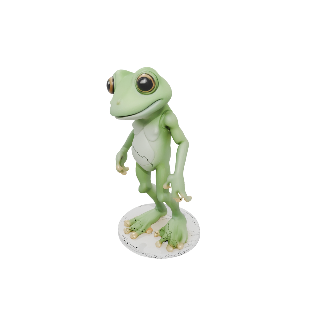 Pastel Chibi Flexi Tree Frog