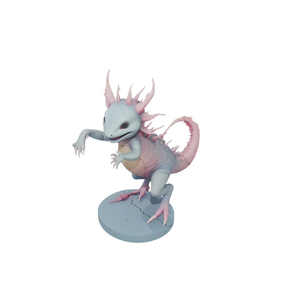Pastel Flexi Axolotl