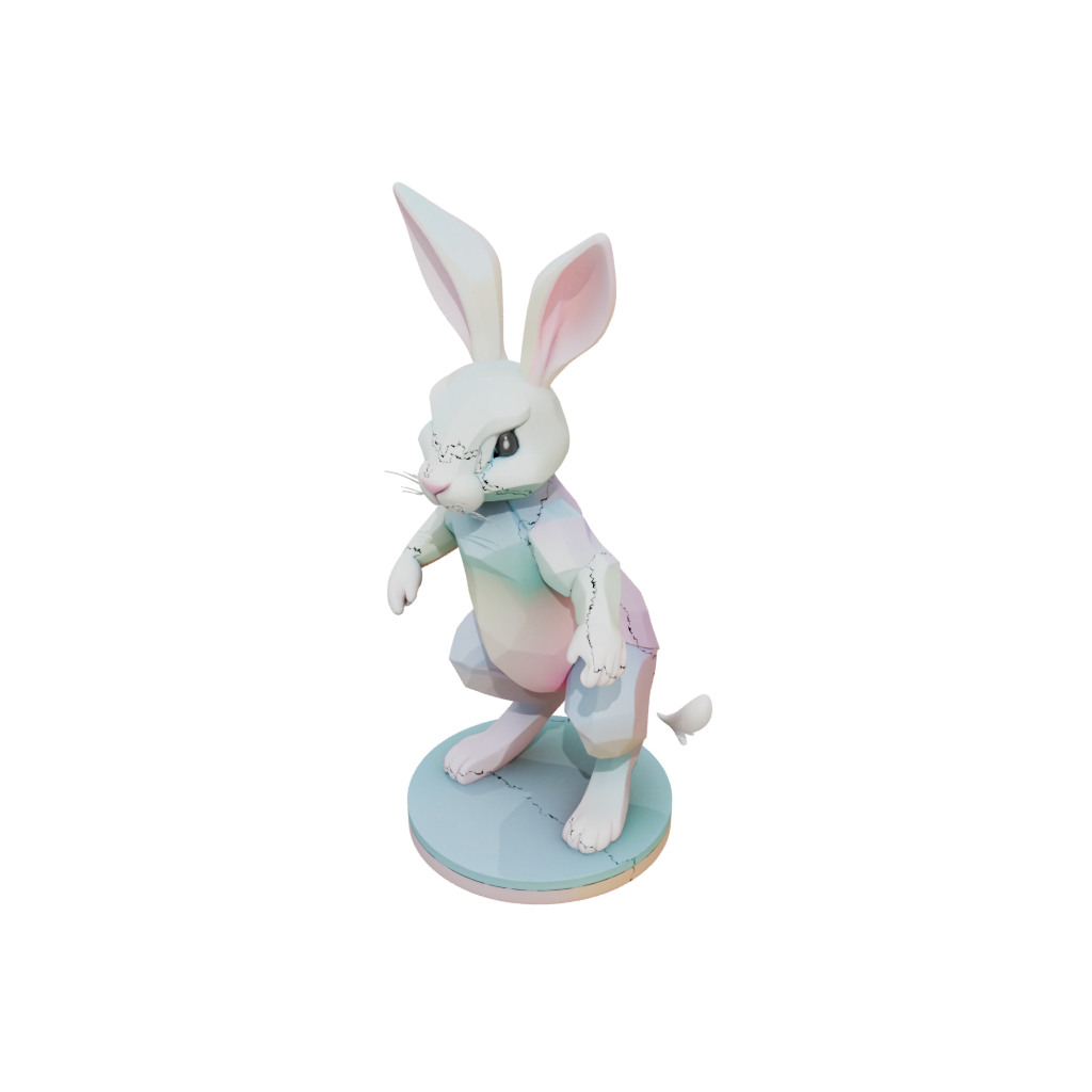 Pastel Flexi Bunny Rabbit
