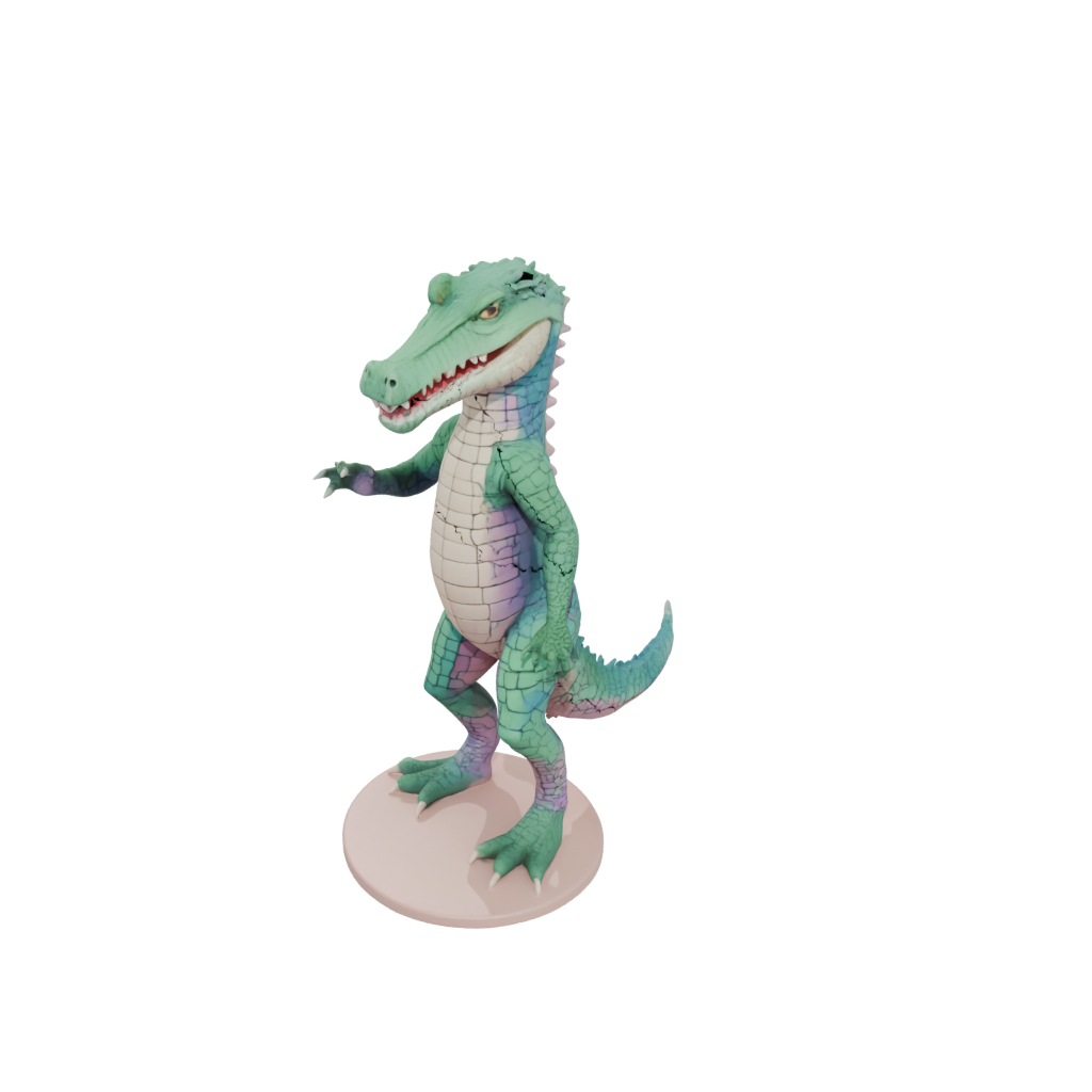 Pastel Flexi Crocodile
