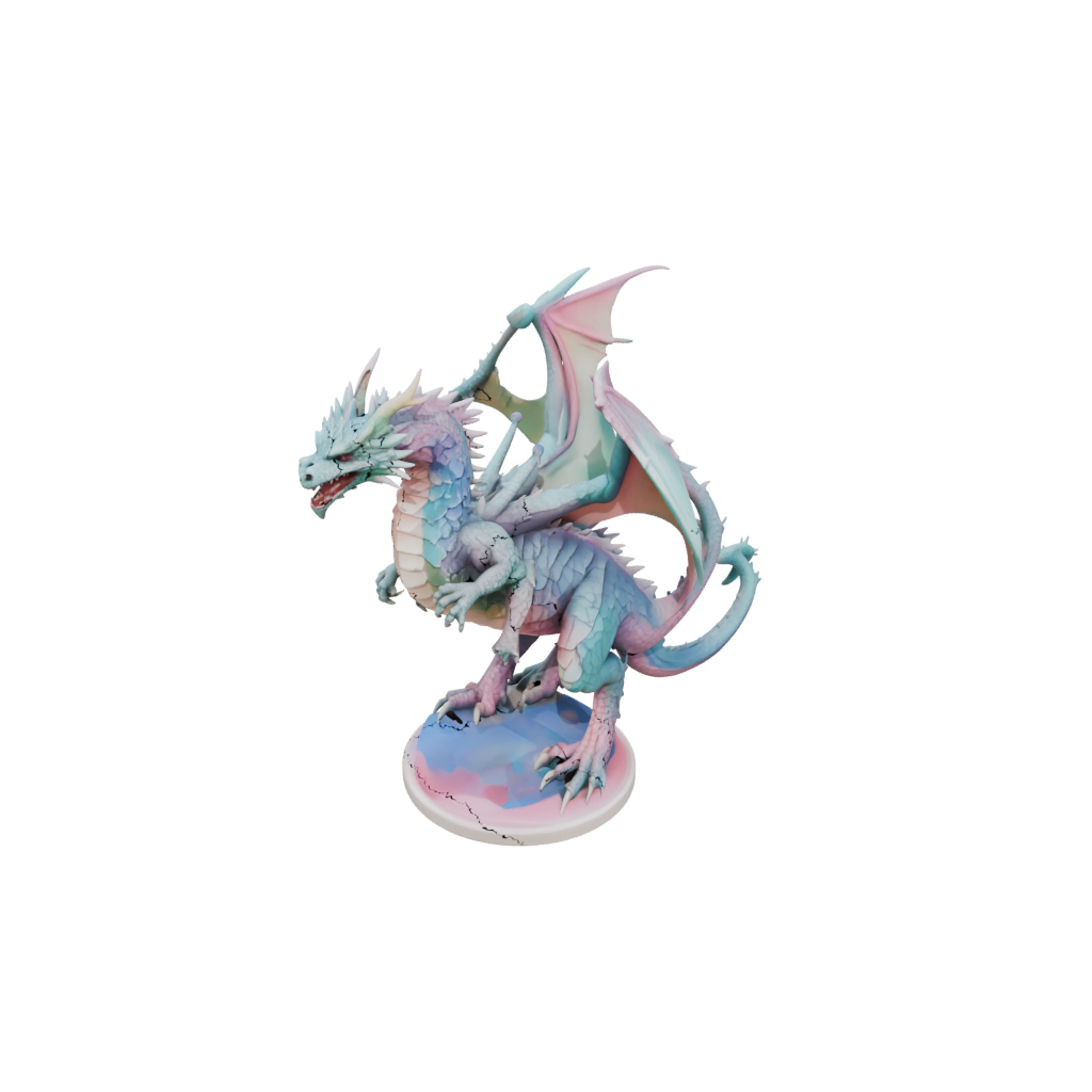 Pastel Flexi Dragon