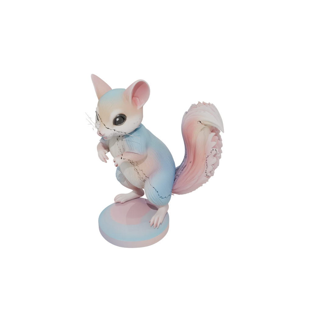 Pastel Flexi Flying Squirrel