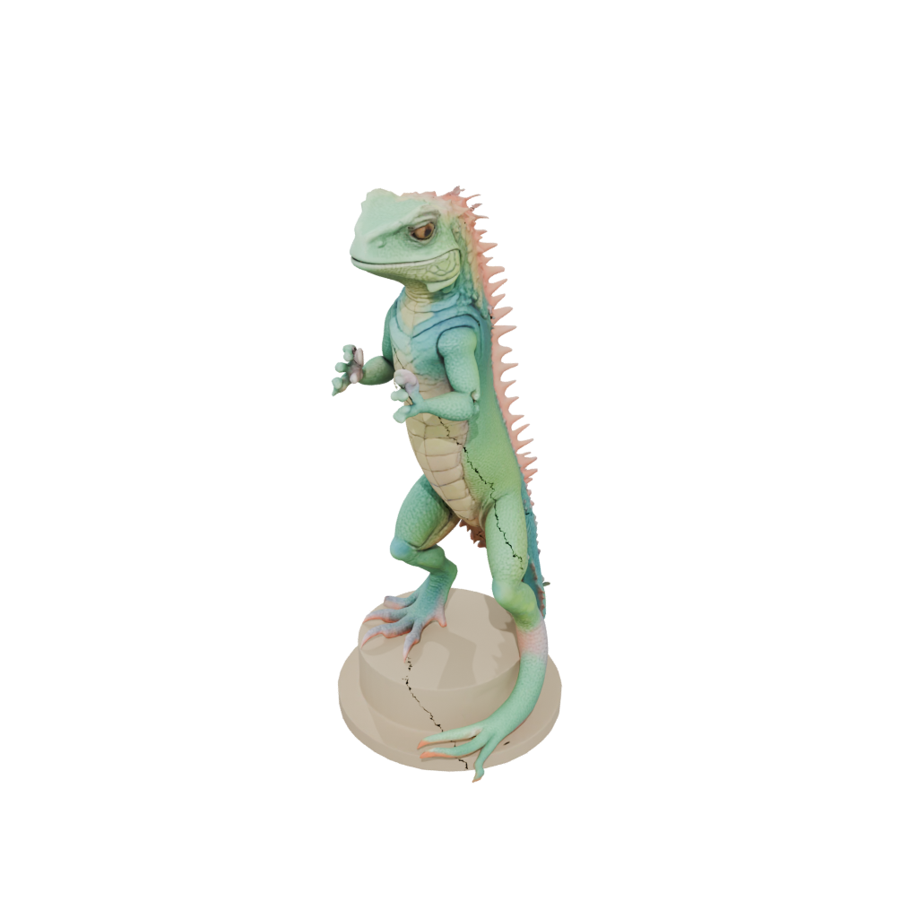 Pastel Flexi Iguana