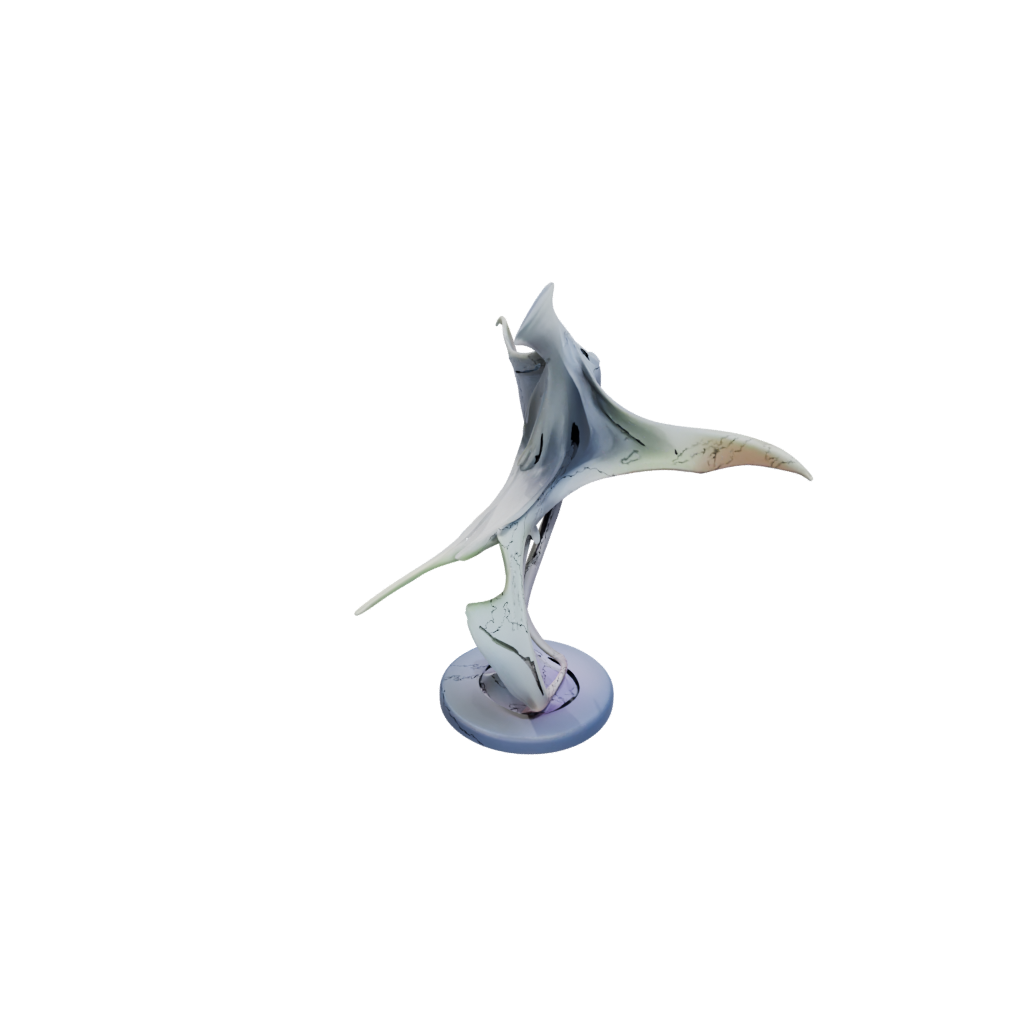 Pastel Flexi Manta Ray