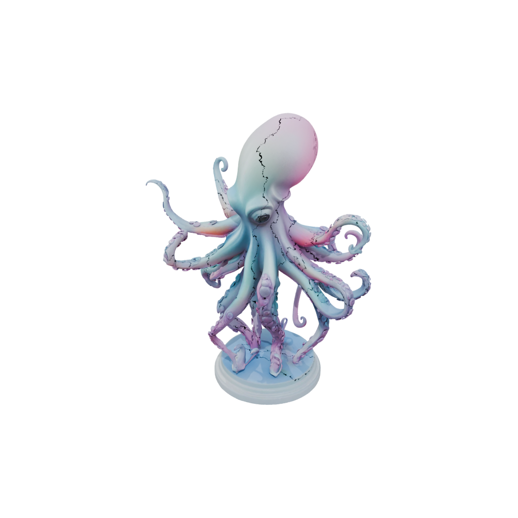 Pastel Flexi Octopus