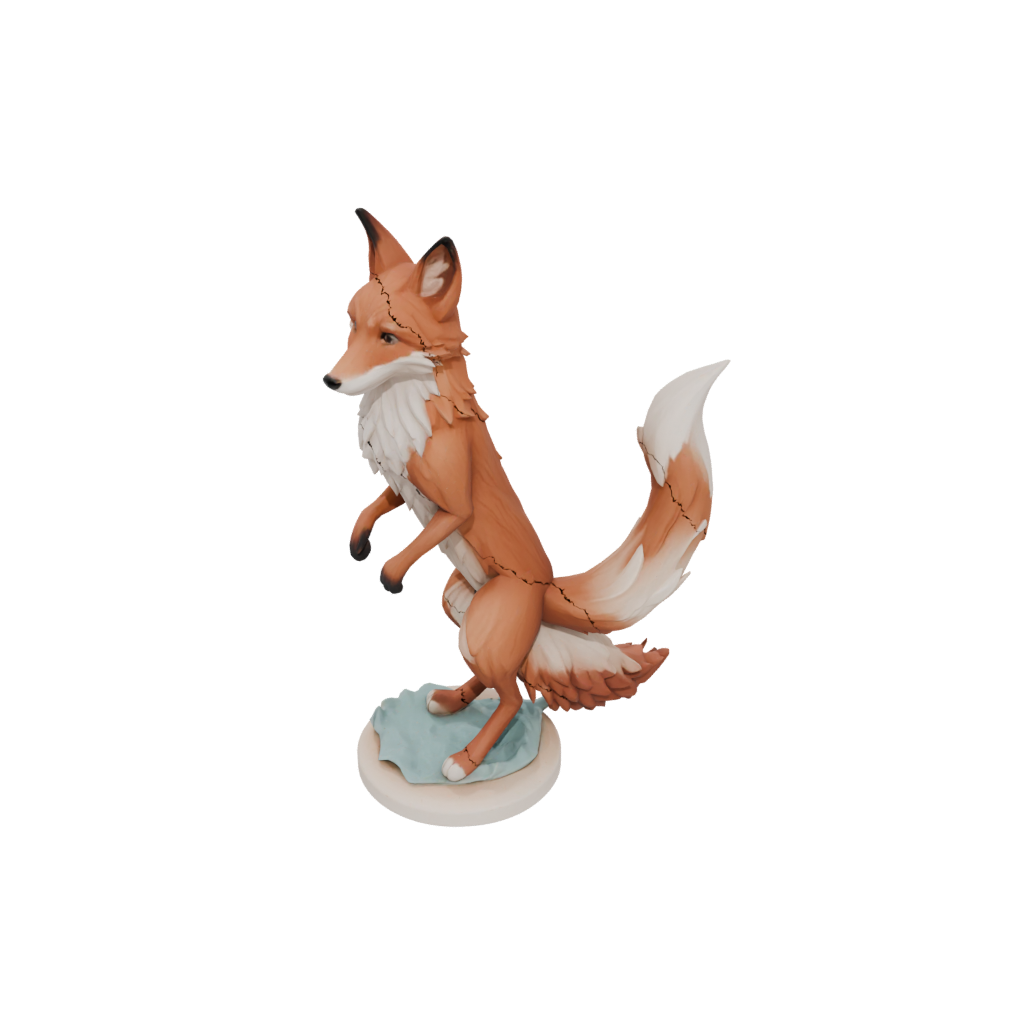 Pastel Flexi Red Fox