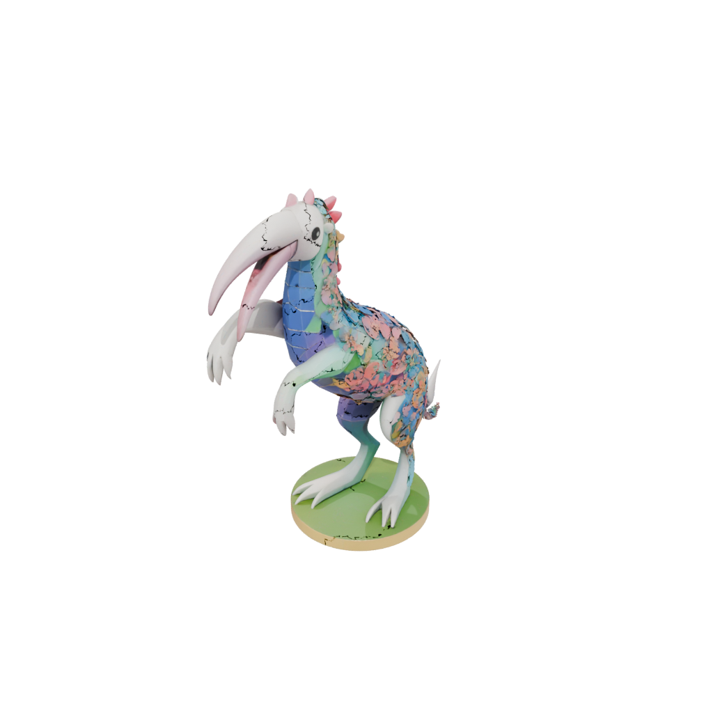Pastel Floral Flexi Anteater