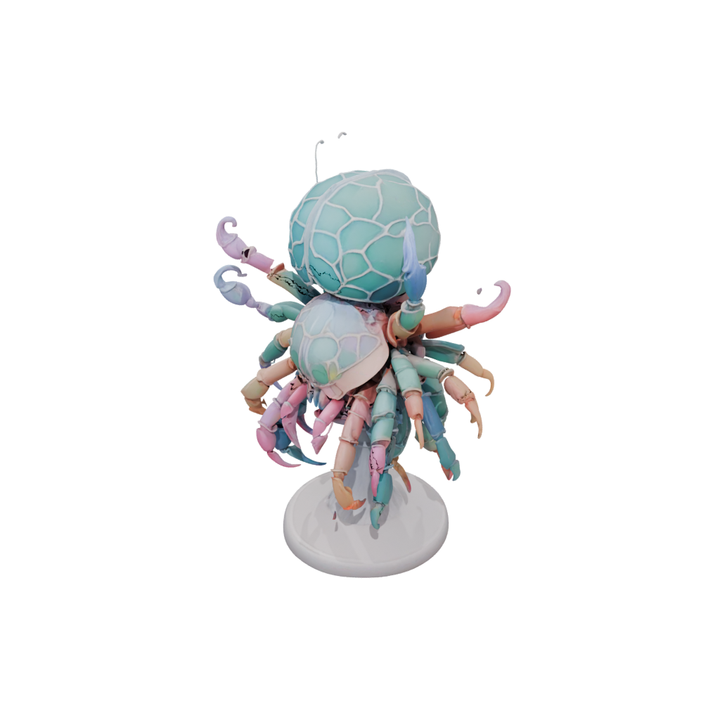 Pastel Floral Flexi Hermit Crab