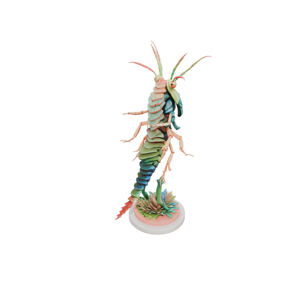 Pastel Floral Flexi Mantis Shrimp