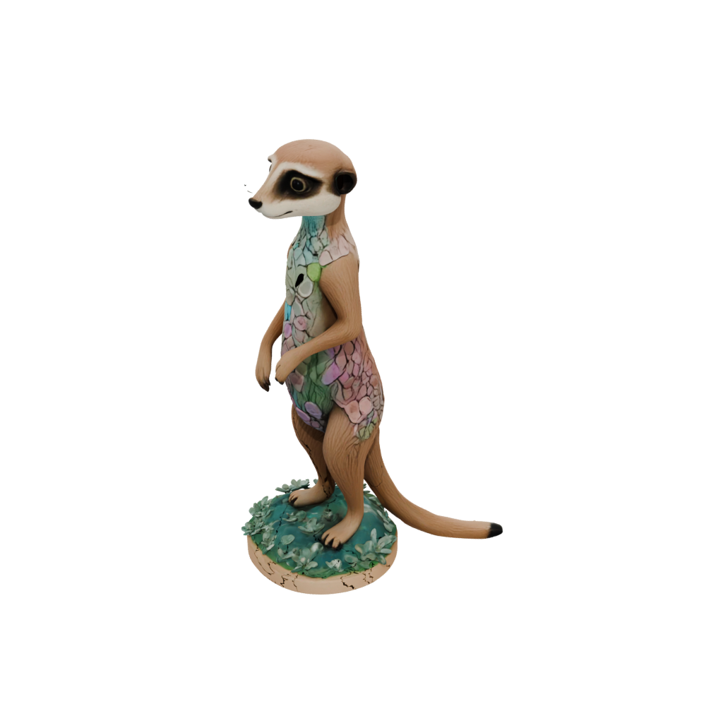 Pastel Floral Flexi Meerkat