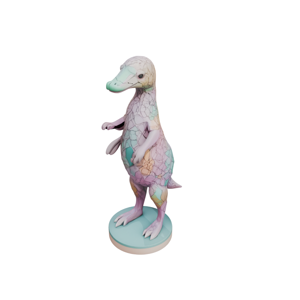 Pastel Floral Flexi Platypus