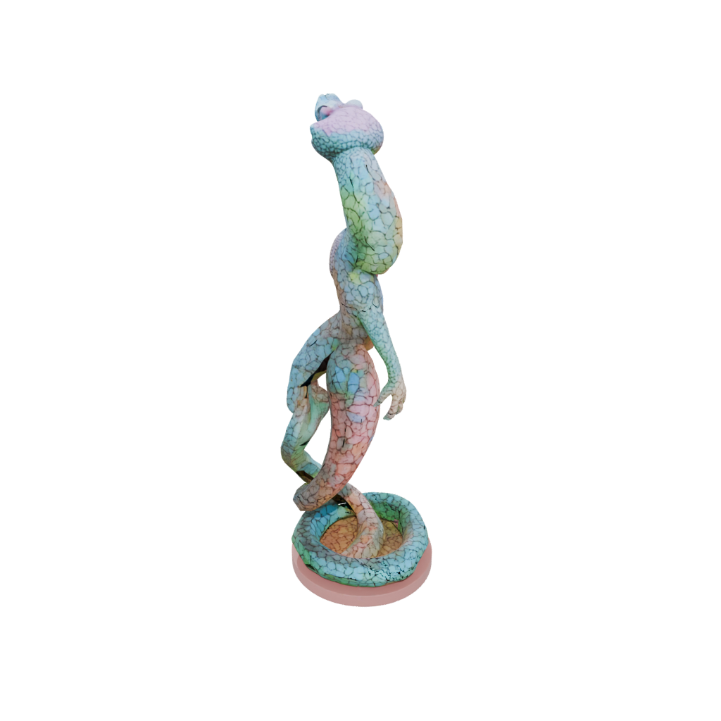 Pastel Floral Flexi Rattlesnake