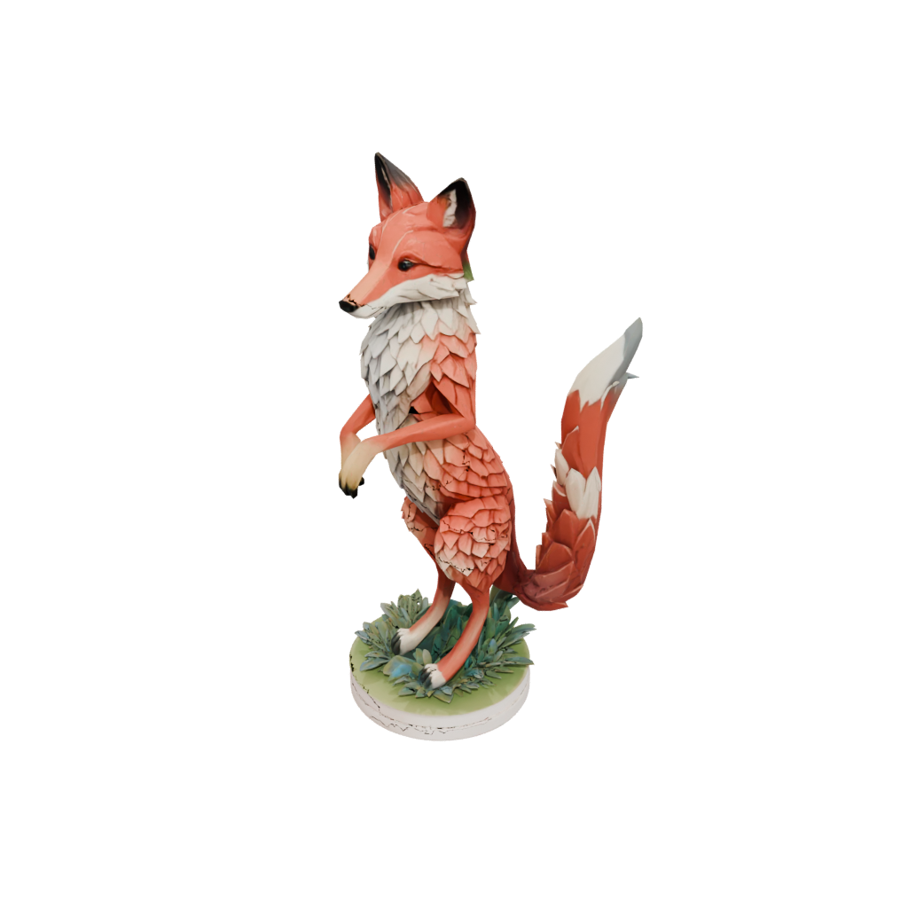 Pastel Floral Flexi Red Fox