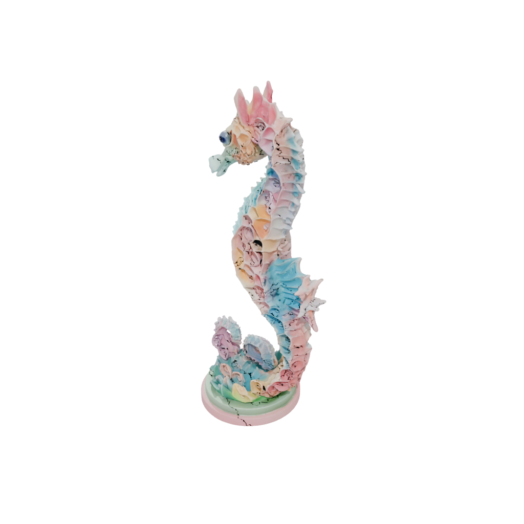 Pastel Floral Flexi Seahorse