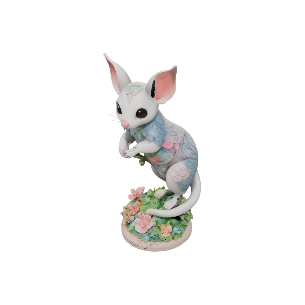 Pastel Floral Flexi Sugar Glider