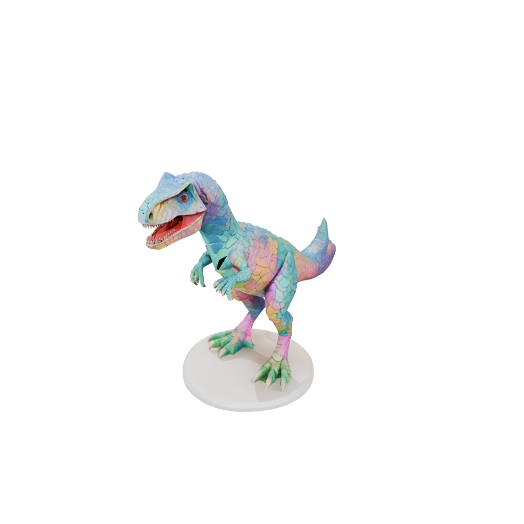 Pastel Floral Flexi Tyrannosaurus Rex