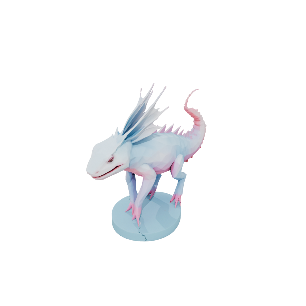 Pastel Geo Flexi Axolotl