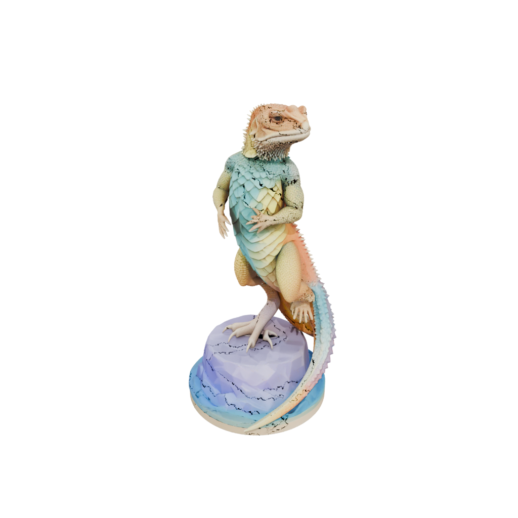 Pastel Geo Flexi Bearded Dragon