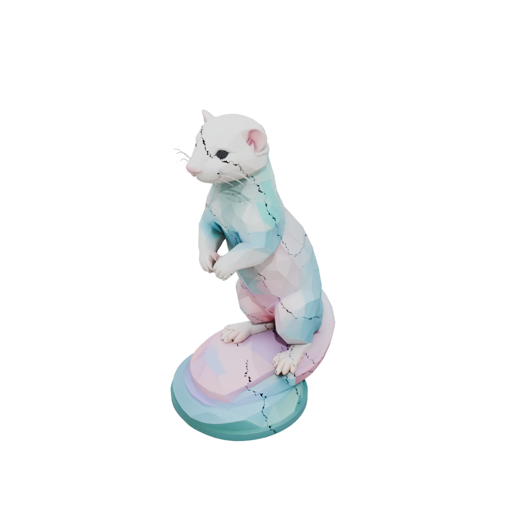Pastel Geo Flexi Ferret