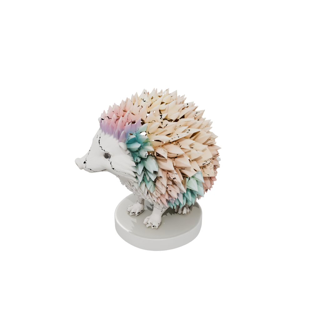 Pastel Geo Flexi Hedgehog