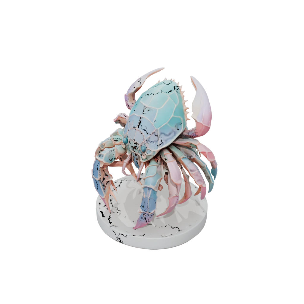 Pastel Geo Flexi Hermit Crab