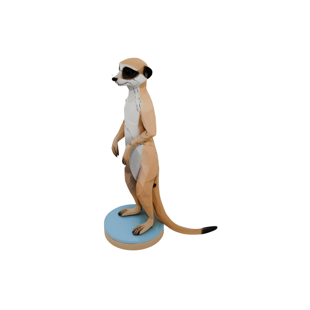 Pastel Geo Flexi Meerkat