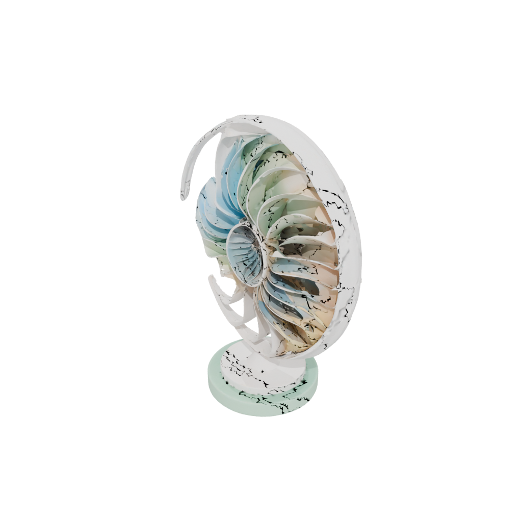 Pastel Geo Flexi Nautilus