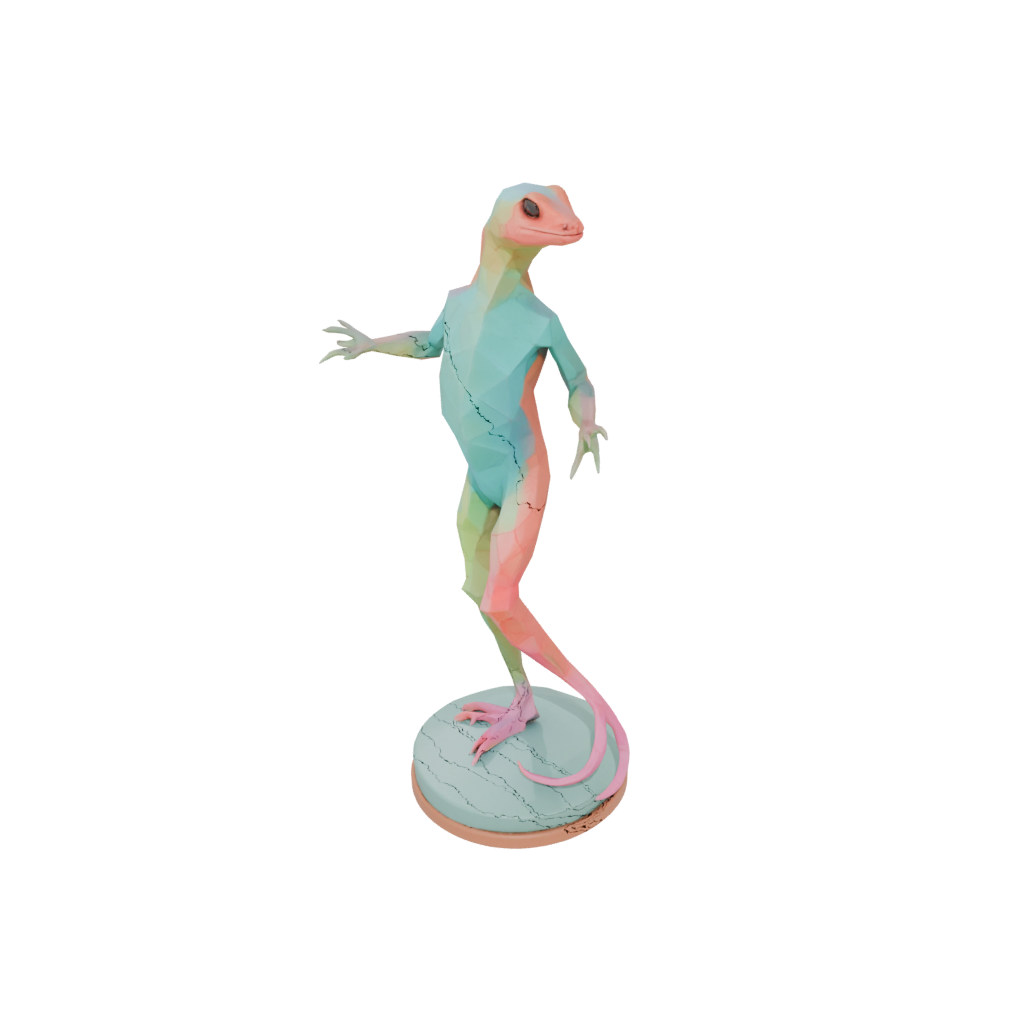 Pastel Geo Flexi Newt