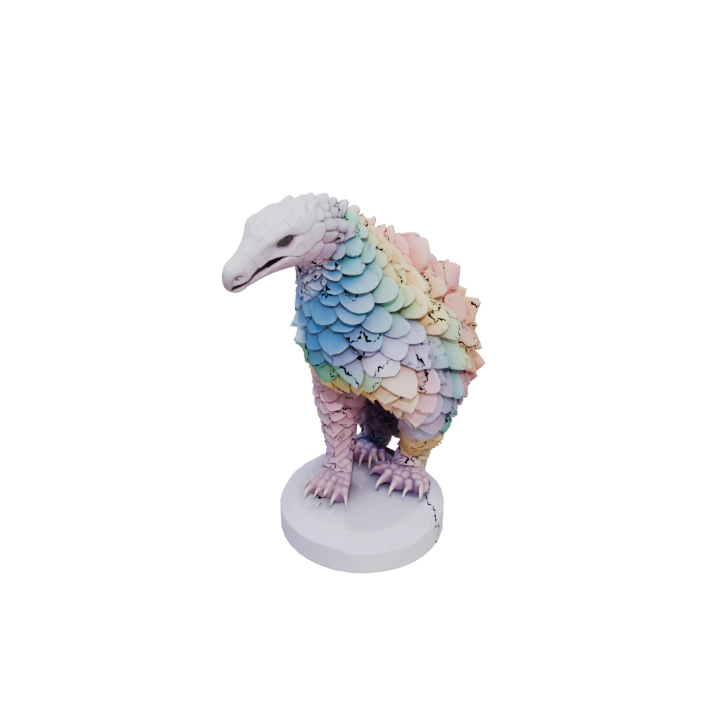 Pastel Geo Flexi Pangolin